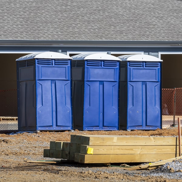 what is the expected delivery and pickup timeframe for the porta potties in Huntley Montana